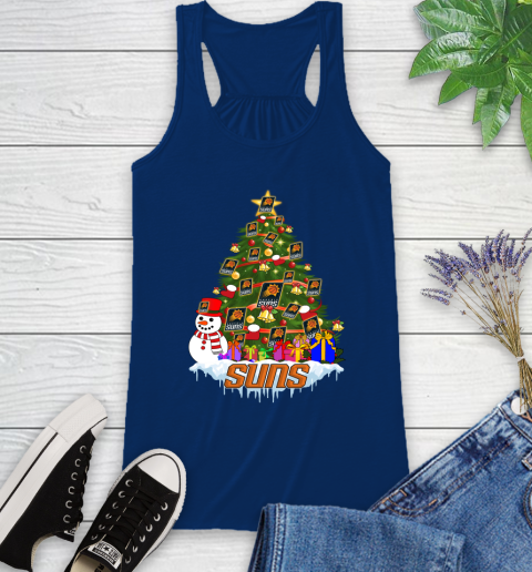 Phoenix Suns Merry Christmas NBA Basketball Sports Racerback Tank - Image 10