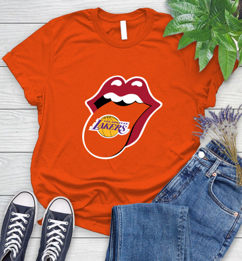 Los Angeles Lakers NBA Basketball Lips I Root For My Team Adoring Fan 94