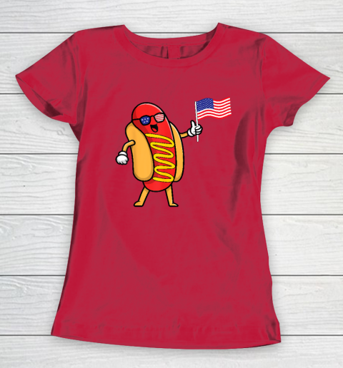 4th of July Hot Dog Hotdog 4th of July Women's T-Shirt 7