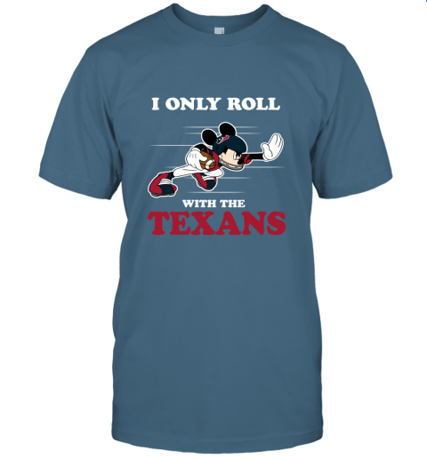 NFL Mickey Mouse I Only Roll With Houston Texans Hoodie 