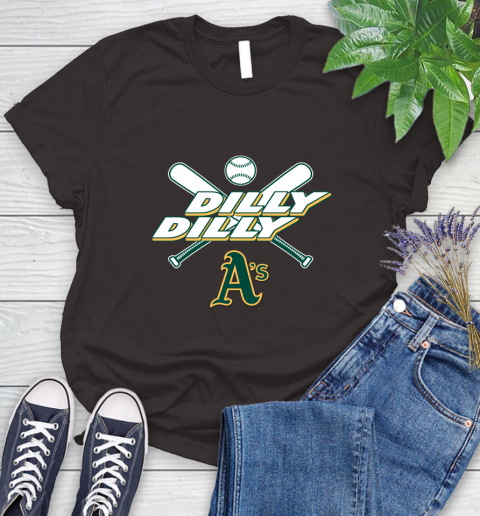 MLB Oakland Athletics Dilly Dilly Baseball Sports Women's T-Shirt 8