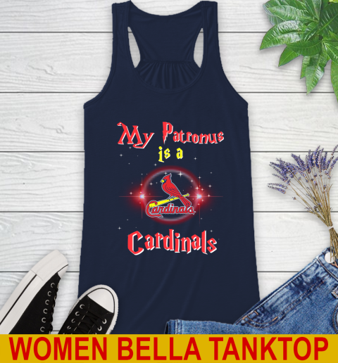 MLB Baseball Harry Potter My Patronus Is A St.Louis Cardinals Racerback Tank 9