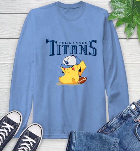 NFL Pikachu Football Tennessee Titans Long Sleeve T-Shirt 11
