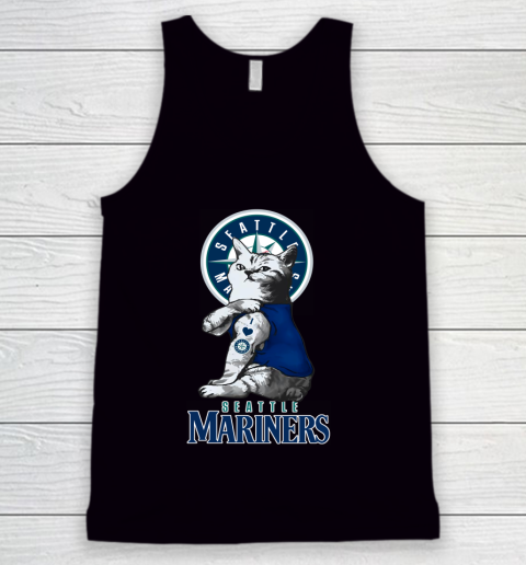 MLB Baseball My Cat Loves Seattle Mariners Tank Top