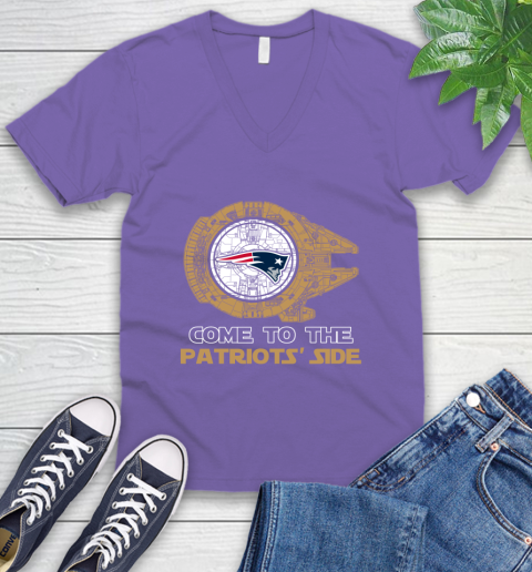 NFL Come To The New England Patriots Wars Football Sports V-Neck T-Shirt 8