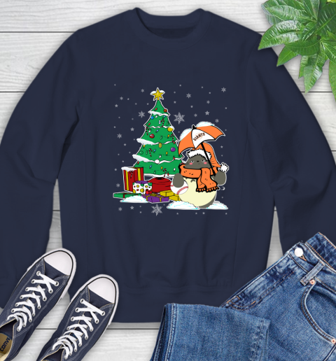 San Francisco Giants MLB Baseball Cute Tonari No Totoro Christmas Sports Sweatshirt 2