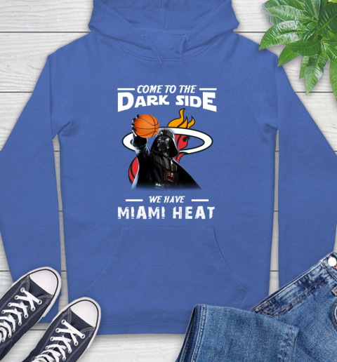 NBA Come To The Dark Side We Have Miami Heat Star Wars Darth Vader Basketball Hoodie 9