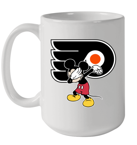 Philadelphia Flyers NHL Hockey Dabbing Mickey Disney Sports Ceramic Mug 15oz