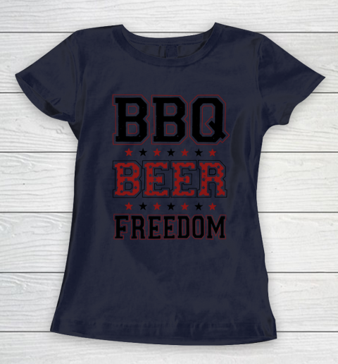 BBQ Beer Freedom Trump Fan Women's T-Shirt 3