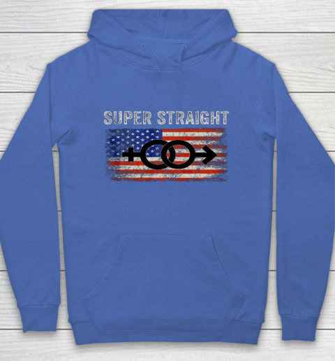 Vintage Us Flag Gender Identity Super Straight Identity Hoodie 6