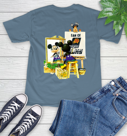 NBA Basketball Phoenix Suns Mickey Drawing Shirt 9