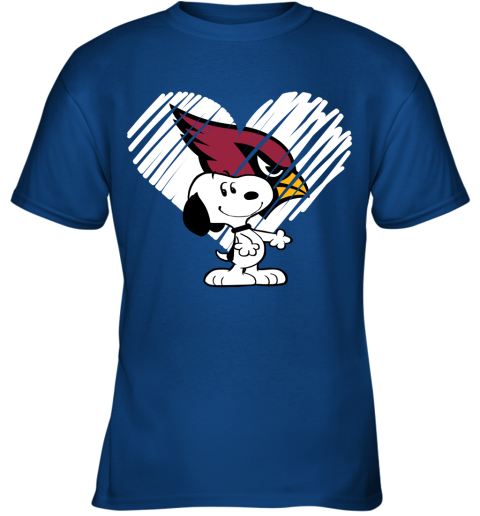 dx7s happy christmas with arizona cardinals snoopy youth t shirt 26 front royal