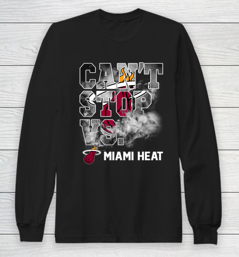 NBA Miami Heat Basketball Can't Stop Vs Long Sleeve T-Shirt