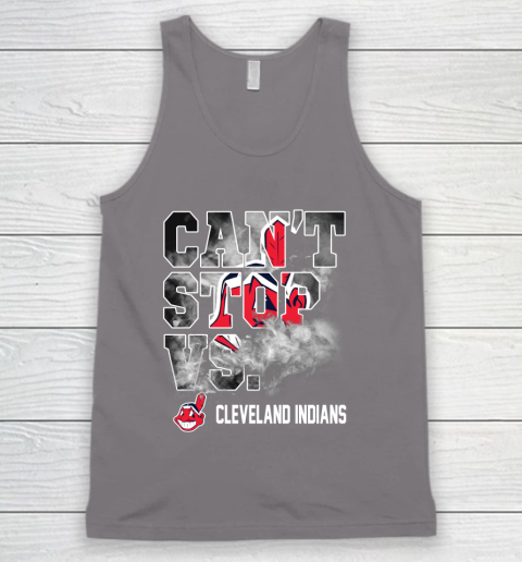 MLB Cleveland Indians Baseball Can't Stop Vs Cleveland Indians Tank Top 6