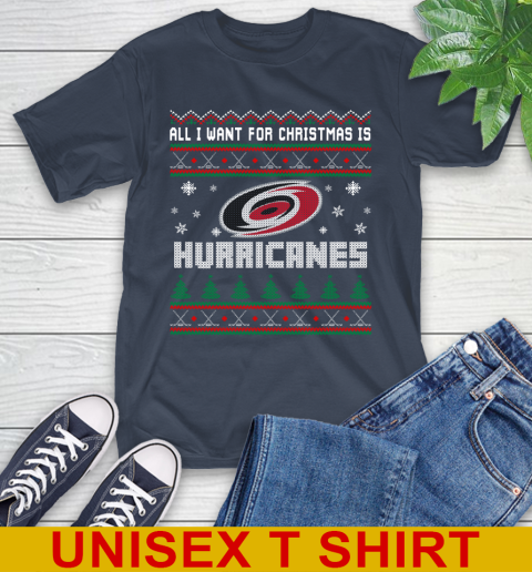 Carolina Hurricanes NHL Hockey All I Want For Christmas Is My Team Sports 3