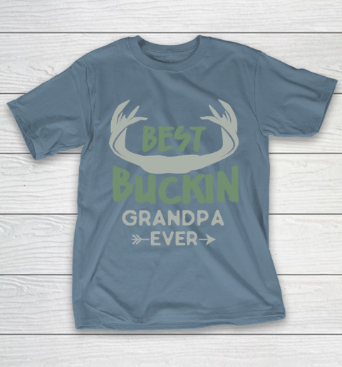 Grandpa Funny Gift Apparel  Deer Hunting Bucking Grandpa T-Shirt 6