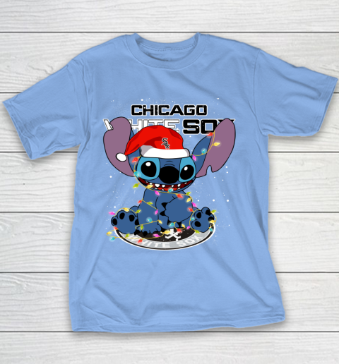 Chicago White Sox MLB noel stitch Baseball Christmas Youth T-Shirt 7