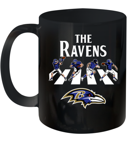 NFL Football Baltimore Ravens The Beatles Rock Band Shirt Ceramic Mug 11oz