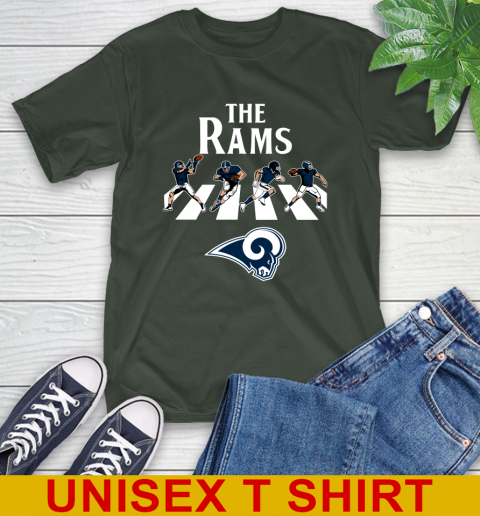 NFL Football Los Angeles Rams The Beatles Rock Band Shirt T-Shirt 6