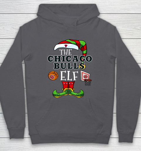 Chicago Bulls Christmas ELF Funny NBA Hoodie 4
