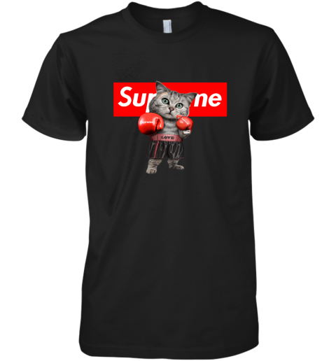 Louis Vuitton Supreme Cat Boxing Style T-Shirt - LIMITED EDITION