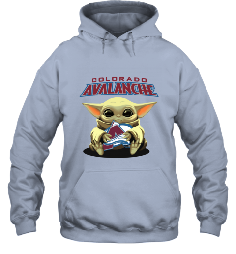 o669 baby yoda hugs the colorado avalanche hoodie 23 front light blue