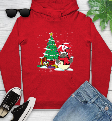 Cleveland Indians MLB Baseball Cute Tonari No Totoro Christmas Sports Youth Hoodie 12