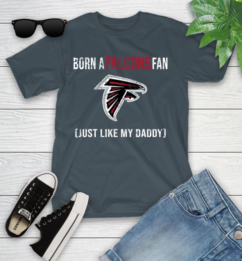 NFL Atlanta Falcons Football Loyal Fan Just Like My Daddy Shirt Youth T-Shirt 9