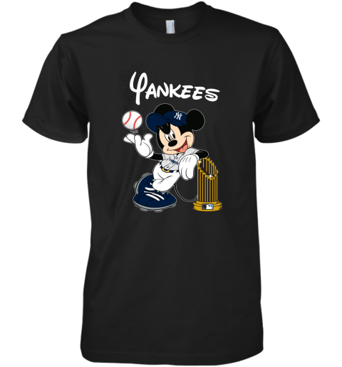 New York Yankees Mickey Taking The Trophy MLB 2019 Premium Men's T-Shirt