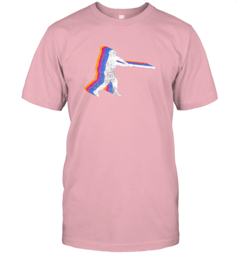 ylzc baseball shirt player gift vintage jersey t shirt 60 front pink