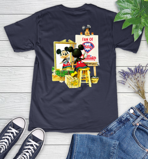 MLB Baseball Philadelphia Phillies Mickey Drawing Shirt 81