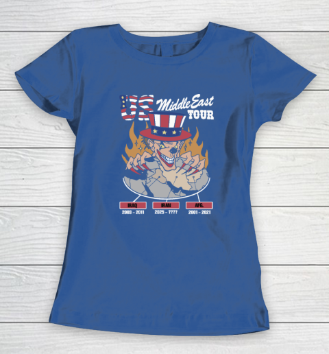 US Middle East Tour Iraq Iran AFG Women's T-Shirt 6