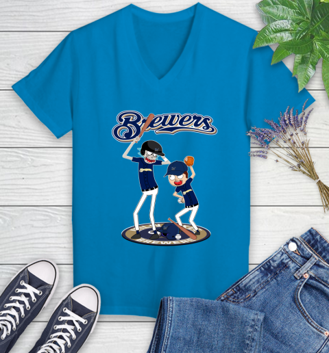 MLB Milwaukee Brewers Rick And Morty Baseball 83