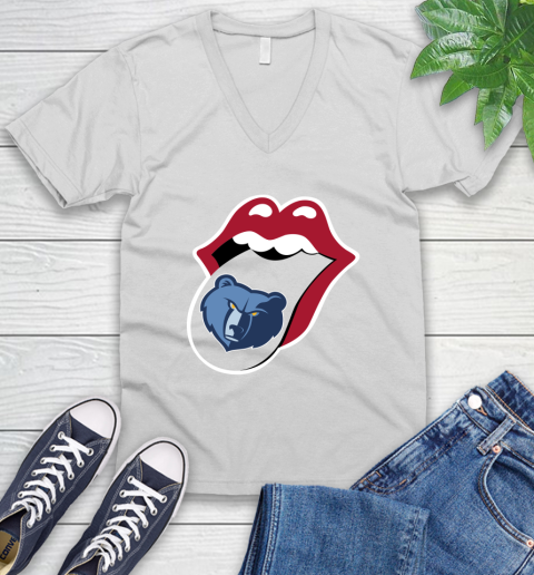 Memphis Grizzlies NBA Basketball Lips I Root For My Team Adoring Fan 49