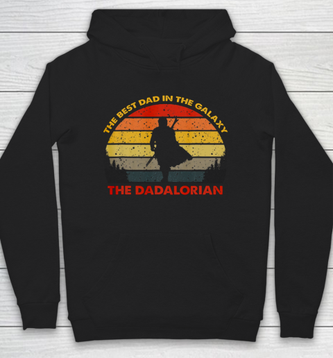 Retro The Dadalorian Graphic Father s Day Tees Vintage Best Hoodie