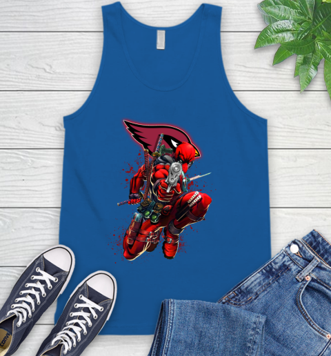 NFL Deadpool Marvel Comics Sports Football Arizona Cardinals Tank Top 5