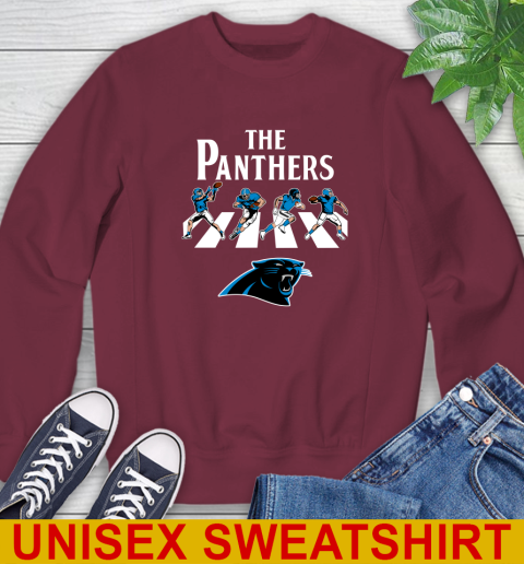 NFL Football Carolina Panthers The Beatles Rock Band Shirt Sweatshirt 6