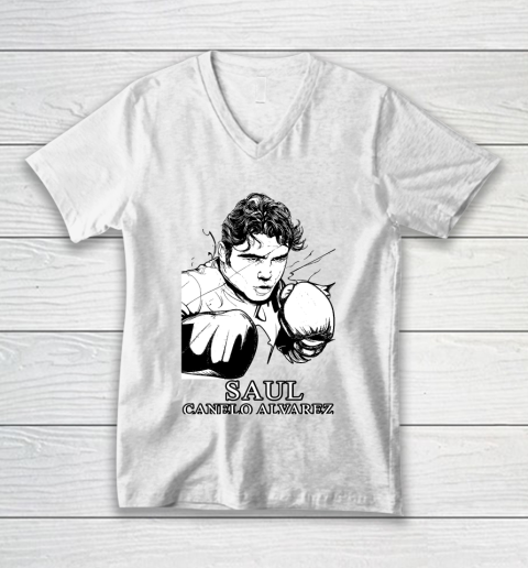 Saul Canelo Alvarez Boxing V-Neck T-Shirt