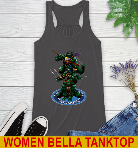 NBA Basketball Oklahoma City Thunder Teenage Mutant Ninja Turtles Shirt Racerback Tank 12