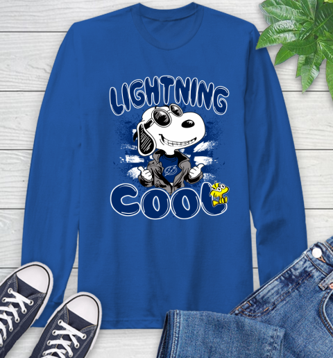 NHL Hockey Tampa Bay Lightning Cool Snoopy Shirt Long Sleeve T-Shirt 11