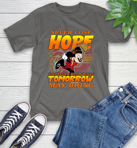 Calgary Flames NHL Hockey ootball Mickey Disney Never Lose Hope T-Shirt 11 Calgary Flames NHL Hockey ootball Mickey Disney Never Lose Hope T-Shirt - Image 11