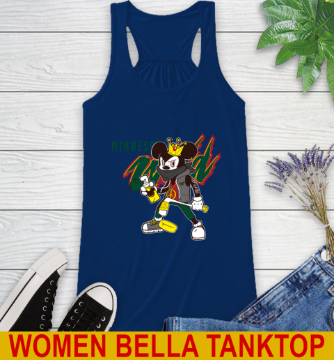 Minnesota Wild NHL Hockey Mickey Peace Sign Sports Racerback Tank 10 Minnesota Wild NHL Hockey Mickey Peace Sign Sports Racerback Tank - Image 10