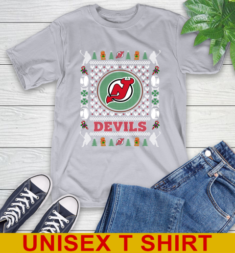 New Jersey Devils Merry Christmas NHL Hockey Loyal Fan T-Shirt 5
