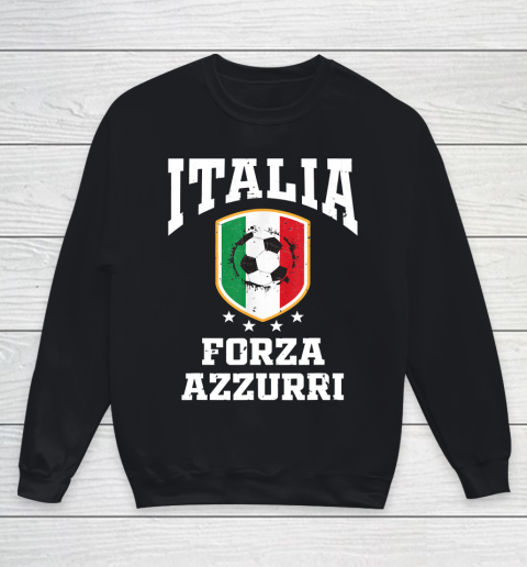 Forza Azzurri Jersey Football 2021 2020 National Team Italia Youth Sweatshirt