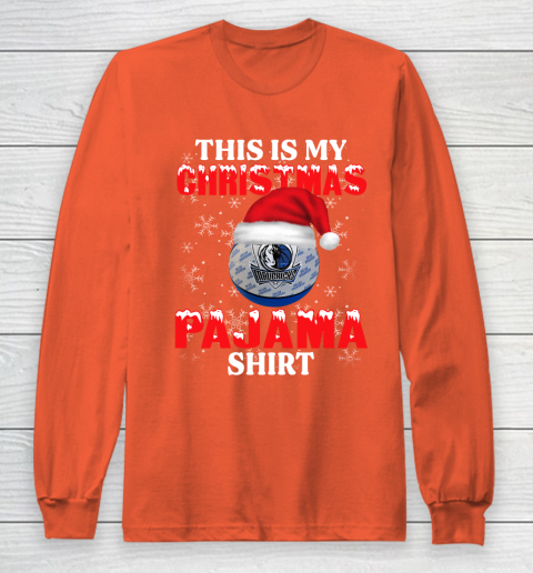 Dallas Mavericks This Is My Christmas Pajama Shirt NBA Long Sleeve T-Shirt 3