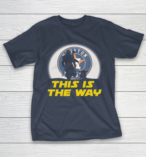 Houston Astros Youth Star Wars This is the Way T-Shirt - Navy