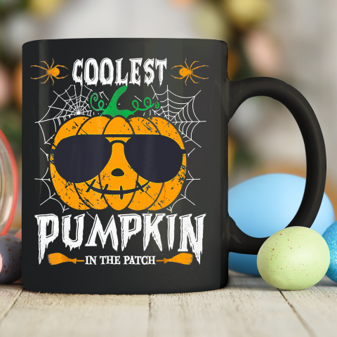 Coolest Pumpkin In The Patch Vintage Pumpkin Halloween Ceramic Mug 11oz