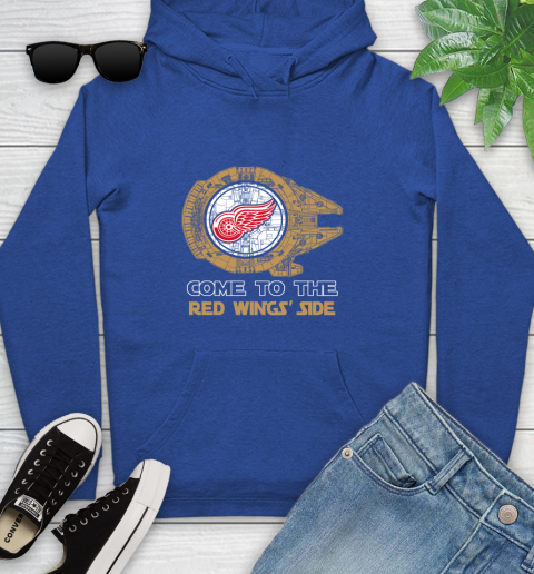 NHL Come To The Detroit Red Wings Wars Hockey Sports Youth Hoodie 11