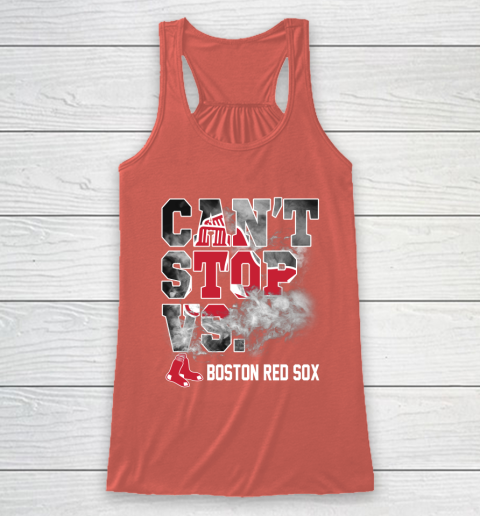 MLB Boston Red Sox Baseball Can't Stop Vs Boston Red Sox Racerback Tank 3