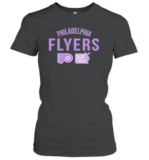 Philadelphia Flyers Richmond Resilient Hockey Fights Cancer Women's T-Shirt